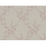 ورق جدران ايطالي، لون بيج، تصميم ورود، مقاس 10 م×0.53 م، موديل Z66833