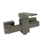 Italian Automatic Light Bronze Square Shattaf Mixer Brass 