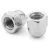 Nickel Plated Hex Domed Cap Nut DIN 1587, Size 6 mm Grade 4.8 | AOBSCO - Image 3