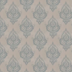 ورق حائط صيني لون بيج تصميم كلاسيك، مقاس 0.53م×10م | 