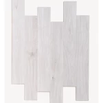 Modern Design Parquet Flooring, White color, Size 19.2 × 0.8 cm, Weight 1.7 kg, Model AGT EXA 468809