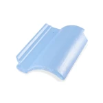Classic Colored Roof Tile Blue Light Gloss, Size 20×260×420 mm, 12 Bar Pressure | Al Diyar Al Ateqa Factory