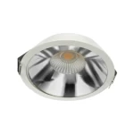 إطار سبوت لايت، مانع للتوهج،مقاس 7 سم ، لون أبيض/كروم