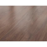 Natural HDF wood parquet, dark brown color, model 50904