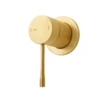Matte Gold One Way Concealed  Shower Mixer, 6.5×6.6×15.5 cm, Italian