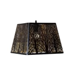 Classic Ceiling Pendant, 22 cm Length, 30 cm Width, black Color