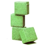 بلاط رصيف انترلوك مكعب  براند الارمك  سمك  6 سم اللون اخضر