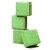 Cube Interlock Paver Tile, Al Armak Brand, with Thickness 6 cm Color Green