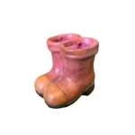 حوض زرع مصنوع من الفايبر جلاس، مقاس 25×25×31 سم، ألوان متداخلة 