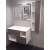 LED Mirror Pharmacy Marble Surface Ceramic Washbasin 80 cm with Wooden Cabinet | Al Muhaidib Sanitary and Ceramic - Image 2