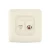 RJ11 6P6C + Angular Sattelite Socket, Beige Color, 7x7cm, SAC605 | Spectra 