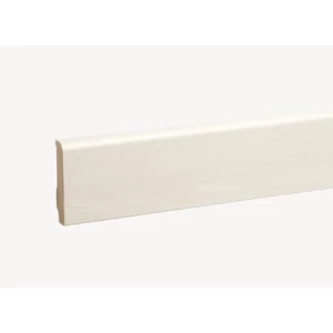 Wood Fiber Skirting 260x8x1.6 cm, White Color | Abyat Company