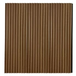 تكسيات داخلية بديل خشب 3D PS، مقاس 2900×130×12 مم، لون بني