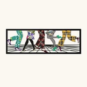 Decorative Metallic Wall Board 31x95 cm Multi Colors | 