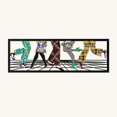 Decorative Metallic Wall Board 31x95 cm Multi Colors | 
