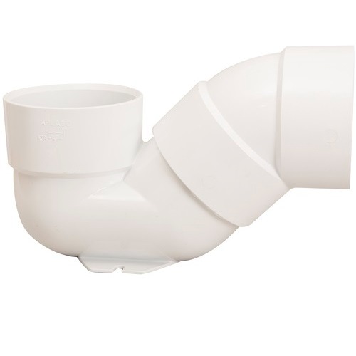 PVC Elbow Schedule 40 SIPHON 4 Inch White | Arabian Plastic Manufacturing CO.(APLACO)