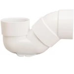 كوع بلاستيك جدول 40 سيفون أبلكو المقاس 4 إنش اللون أبيض