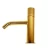Washbasin Mixer 35.6×20 cm, Gold Engraved Handle Long