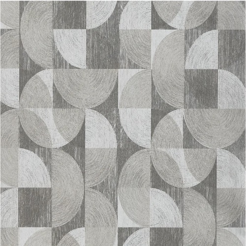 Geometric Wallpaper 10m x 0.53m Light Grey, Spirit of Nature | Abyat Company