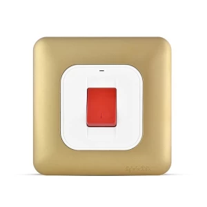 Air Conditioner DP Switch 45 Amp 7x7 cm Gold, 250V | Spectra