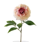 زهور صناعية داليا، ارتفاع 62 سم، لون برتقالى 