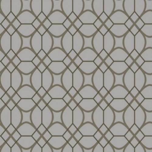 Vinyl Wallpaper Patterned Design 15.6m × 100 cm Brown with Gray | Luxury line