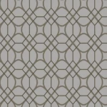 ورق جدران فينيل، تصميم نقشات، مقاس 15.6 م× 100 سم، لون بني مع رمادي