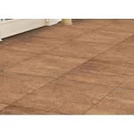 Indian Porcelain Floor Tiles, 0.9×60×60 cm, Brown Color, Evan Model