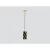PINTO NERO Modern Hanging Light, Length 1500 mm, Width 110 mm, Gold | Black, E27W LED | PINTO NERO - Image 2