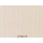 Pattern wall covering beige color, length 10m, width 1.06m, model 78019