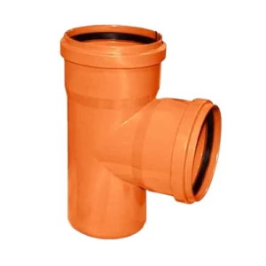Tee 90° UPVC Size 6 Inch Orange | Al-Jawdah Industrial Complex