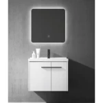 White Bathroom Washbasin, Ceramic Basin Size 60 cm 