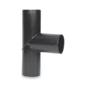 HDPE Plastic Segmented Tee Size 900 mm, Thickness 53.3 mm, Black | Cosmoplast