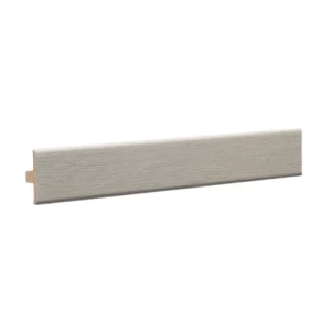 Silver Wooden Wall Skirting Size 240x4.5x1 cm, Model 487153 | Abyat Company