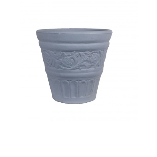 Plastic Transplant Pot Medium Oval 52x47 cm Light Gray | Al Zamil Tanks
