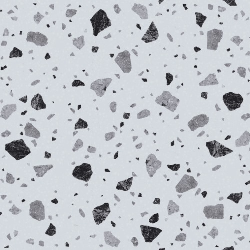 Matte Floor Tiles 12mm Thick, Size 42x42 cm, Gray Terrazzo Design | Riyadh Ceramics