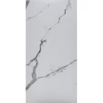 ارضيات بورسلان لامع، مقاس 60×120 سم، سمك 8.5 مم، لون ابيض.