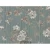  Wall decoration floral design, size 10 m x 1.06 m, turquoise color, model 78015