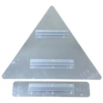 Triangle Aluminum Board Size 90 cm, Thickness 2 mm 