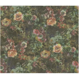 Italian Floral Wallpaper 10m x 1.06m Multicolored | Balbaid Decor Company