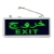 Exit Sign Board Double Side, One Side, With Green LED Light