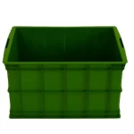 صندوق بولي إيثيلين عالي الكثافة متعدد الأغراض للتخزين، أخضر اللون، مقاس 75×57×41 سم، رمز المنتج SW-2443-SZAYY