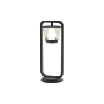 عمود إضاءة حدائق نيفادين، ليد 13 واط، أبعاد 700×210×230 مم، لون رمادي غامق، إضاءة صفراء