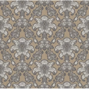 Italian Wall Decoration 10m x 1.06m Beige with Grey, Model 4752 | Balbaid Decor Company
