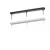 Black Triple Chandelier Base 50 cm Length, 6 cm Width | 4082 - Image 3