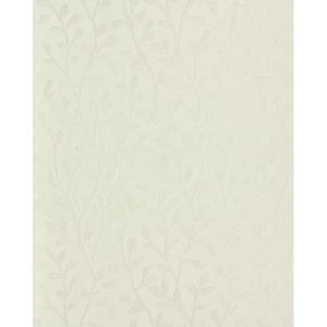Leaf-patterned Wall Covering Pale Beige, 10 m x 0.53 m, Model 20607 | Balbaid Decor Company