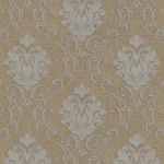 Classic Wallpaper Length 10m, Width 0.53m, Dark beige Color, Model Z21724
