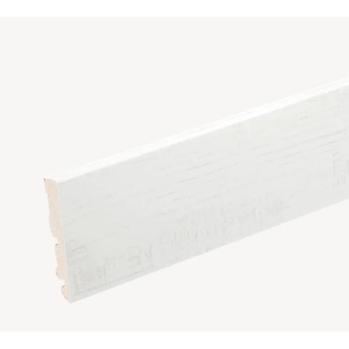 Decorative Skirting 2m Width 8cm Height White, Model 304449 | Abyat Company