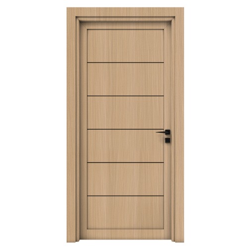Premium Wooden Door 235x115 cm, Light Brown, 6 cm Thickness, Model BM01 | YT-35514601