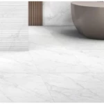 Porcelain Flooring, 120x60 cm, Giovanni Model, White Color